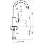 Смеситель для кухни Azario Tasco AZ151644334