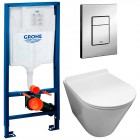 Инсталляция Grohe Rapid SL 38772001 + унитаз Fubini FB004 безободковый с сиденьем