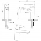 Смеситель для раковины Bravat Arden F1351385CP-RUS