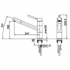 Смеситель для кухни Gerhans K86 K14086B