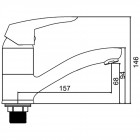 Смеситель для кухни Ledeme H45 L4545-2