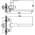 Смеситель универсальный Ledeme H46 L2246