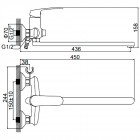 Смеситель универсальный Ledeme H72 L2372