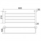 Полка для полотенец Ledeme 717 L71724U