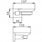 Мыльница стеклянная Ledeme 718 L71802