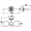 Стакан двойной Rose RG1422Q