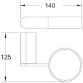 Мыльница Rose RG1703T