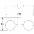 Стакан двойной Rose RG1722T