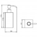 Дозатор жидкого мыла AltroBagno Beni aggiuntivi SD 080301 Cr