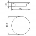 Мыльница AltroBagno Beni aggiuntivi SD 080711 Cr