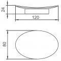 Мыльница AltroBagno Beni aggiuntivi SD 080712 Cr