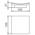 Мыльница AltroBagno Beni aggiuntivi SD 080713 Cr