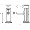 Смеситель для биде AltroBagno Antik 0601 Br