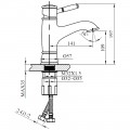 Смеситель для раковины AltroBagno Beatrice Duo 0129 Bi