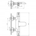 Смеситель для ванны AltroBagno Costanza 0214 Or термостат