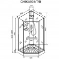 Душевая кабина Cerutti Chika 901B