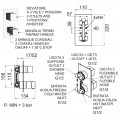 Смеситель для ванны встраиваемый Remer Qubika Thermo QT937 термостат