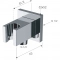 Шланговое подключение с держателем Remer 337Q