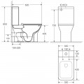 Унитаз WeltWasser Zinnbach 001 GL-WT безободковый