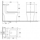 Унитаз WeltWasser Glanbach 001 GL-WT моноблок безободковый