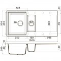 Мойка кухонная Omoikiri Sakaime 100-2-EV