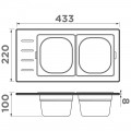 Контейнер Omoikiri DC-02-2-GB