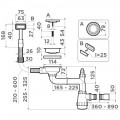 Слив-перелив для мойки Omoikiri WK-1-AB