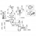 Слив-перелив для мойки Omoikiri WK-1-CL-R-A-AB