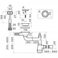 Слив-перелив для мойки Omoikiri WK-1-S-AB