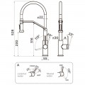 Смеситель для кухни Omoikiri Makkari-2-PLUS-SB C-BL