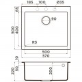 Мойка кухонная Omoikiri Bosen 57A-GR