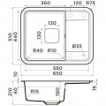 Мойка кухонная Omoikiri Tasogare 65-CA