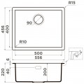 Мойка кухонная Omoikiri Yamakawa 55T-Integra-WH