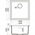 Мойка кухонная Omoikiri Yamakawa 45T-Integra-WH