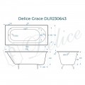 Ванна чугунная Delice France Grace 170x70 DLR230643