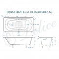 Ванна чугунная Delice France Haiti Luxe 170x80 DLR230638R-AS