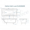 Ванна чугунная Delice France Haiti Luxe 180x80 DLR230639