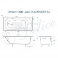 Ванна чугунная Delice France Haiti Luxe 180x80 DLR230639-AS