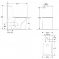 Унитаз WeltWasser Gelbach 011 ST MT-BL безободковый торнадо