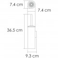 Ёршик для унитаза подвесной WasserKRAFT K-1087GUN METAL