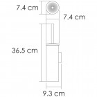 Ёршик для унитаза подвесной WasserKRAFT K-1087POLISHED GOLD