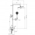 Душевой гарнитур BelBagno Ancona ANCONA-DOC2FD-CRM