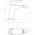 Смеситель для биде BelBagno Marino MARINO-BD-CRM-W0