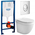 Инсталляция Grohe Rapid SL 38721001 + унитаз Teymi Iva T40601 безободковый с сиденьем