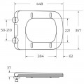 Крышка-сиденье для унитаза BelBagno Ardente-R BB2312SC