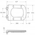 Крышка-сиденье для унитаза BelBagno Ardente-R BB2322SC