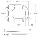 Крышка-сиденье для унитаза BelBagno BB865SC