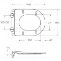 Крышка-сиденье для унитаза BelBagno BB2031SC