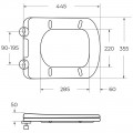 Крышка-сиденье для унитаза BelBagno Prado BB10150SC