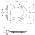 Крышка-сиденье для унитаза BelBagno Prospero BB2020SC